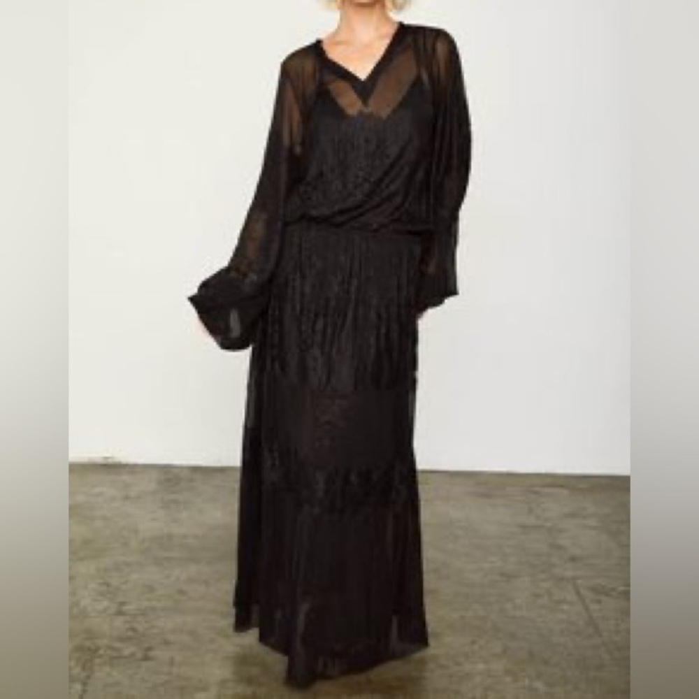 We are HAH Royal HAHness Black Maxi Dress size XS/S